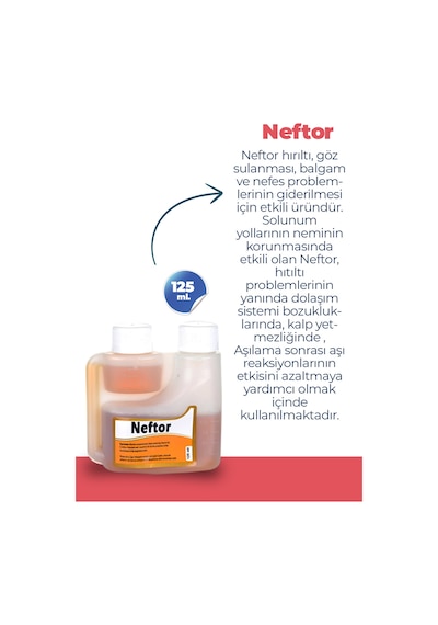 Kanatlı Hayvanlar İçin 2'lü Set Farmatom 125 Ml +neftor 125 Ml