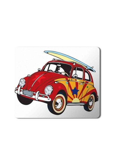 Volkswagen Beetle Baskılı Mousepad Mouse Pad