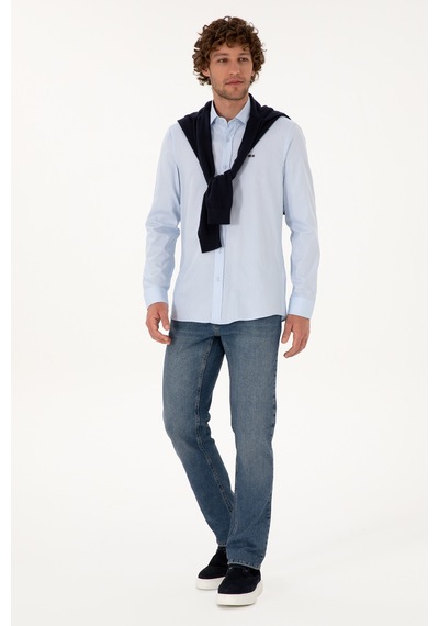 U.s. Polo Assn. Erkek Açık Mavi Gömlek Basic 50307673-vr003 Acık Mavı U.s. Polo Assn. Erkek Açık Mavi Gömlek Basic 50307673-vr003 Acık Mavı