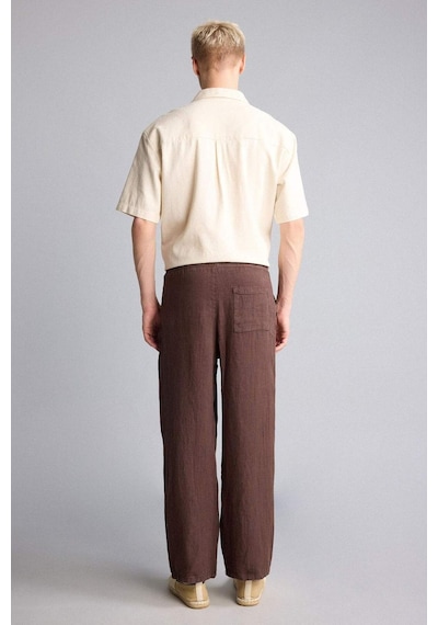 Defacto Premium Wide Leg Pantolon G0855ax26smbn470 Kahve-bn470
