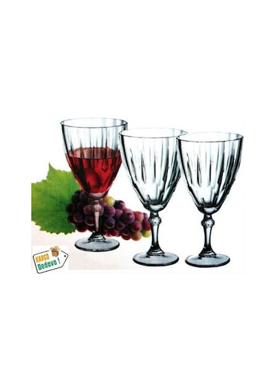 Paşabahçe 440113 Diamond Ayaklı 12'li Kahve Yanı Su Bardak