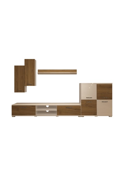 Decoraktiv Eko 6 Mdf Dvd Tv Ünitesi Tv Sehpası - Beyaz Pera Beyaz - Meşe