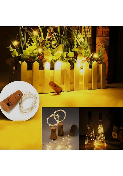 Mantar Led Işık Yılbaşı Işığı 5 Adet Sarı