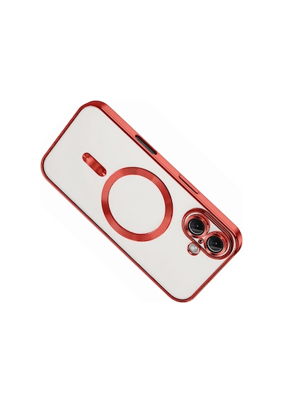 Apple İphone Uyumlu 16 Kılıf Kross Magneticsafe Kapak - Kırmızı Renk