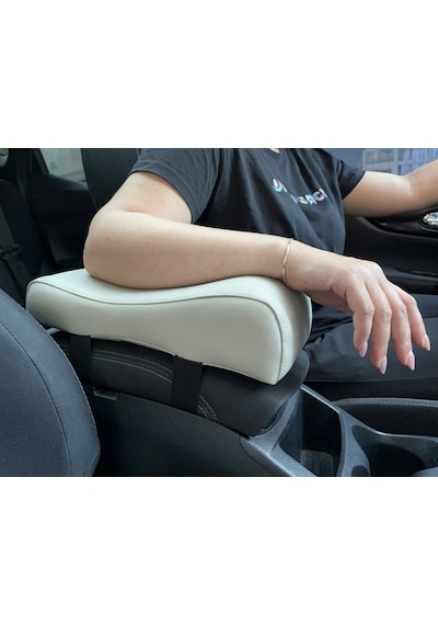 Renault 19 Europa Uyumlu Kol Dayama, Kolçak Yükseltici Minder Deri İnce Bej