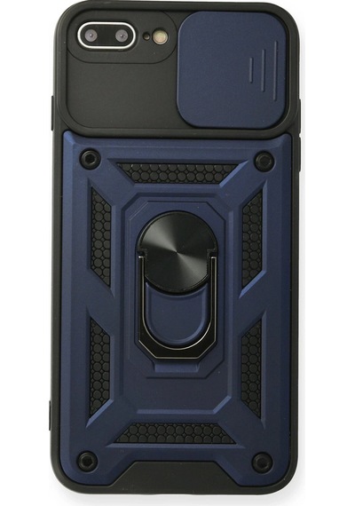 Nihcase Apple Uyumlu iPhone 8 Plus Kılıf Magnetik Standlı Kamera Korumalı Slide Sürgülü Cover Kapak