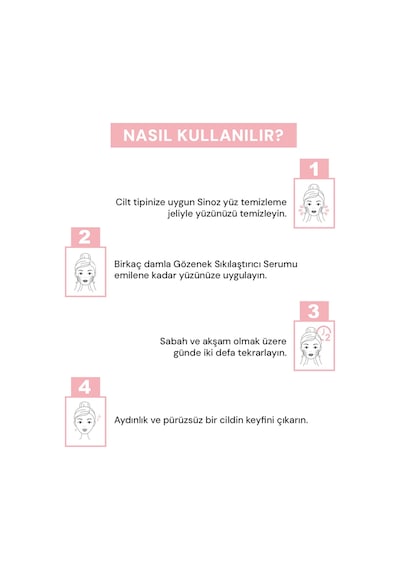 Sinoz Gözenek Sıkılaştırıcı Sebum  Sivilce  Serum Niacinamide 10% + Zinc Pca 1% 30 ML