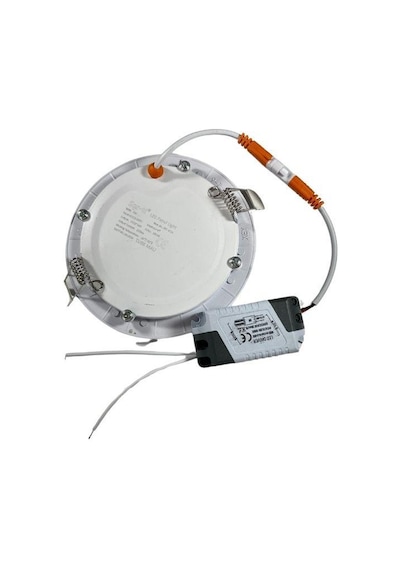 Sıvaaltı Beyaz Gömme Led Panel-spot Lamba Işık Gücü:6w Dış Çap:12 Cm Delik Çap:10,5 Cm Led Panel 1 Adet