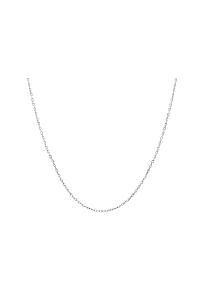 Brezza Lusso Jewelry 925 Ayar Gümüş Ince Kadın Kolye Zinciri 42 CM