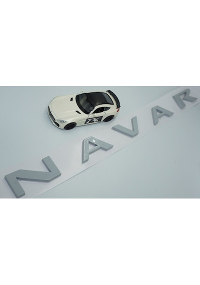 Dk Tuning Navara 3m 3d Gri Abs Bagaj Yazı Logo Nissan İle Uyumlu