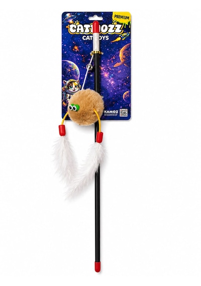 Catmozz Premium Monster Peluş Olta 45 Cm