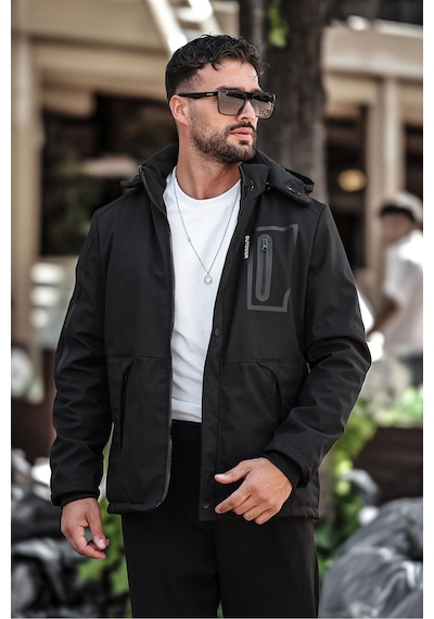 Outdoor Su,soğuk,rüzgar Geçirmez Içi Elyaf Dolgulu Softshell Erkek Montu Siyah Outdoor Su,soğuk,rüzgar Geçirmez Içi Elyaf Dolgulu Softshell Erkek Montu Siyah