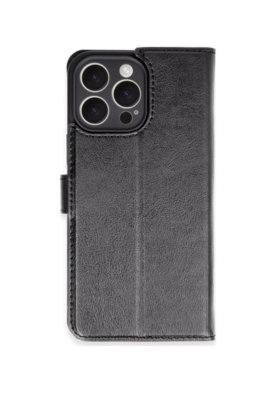 Newface Apple İphone 16 Pro Max Kılıf Trend S Plus Kapaklı Kılıf - Siyah