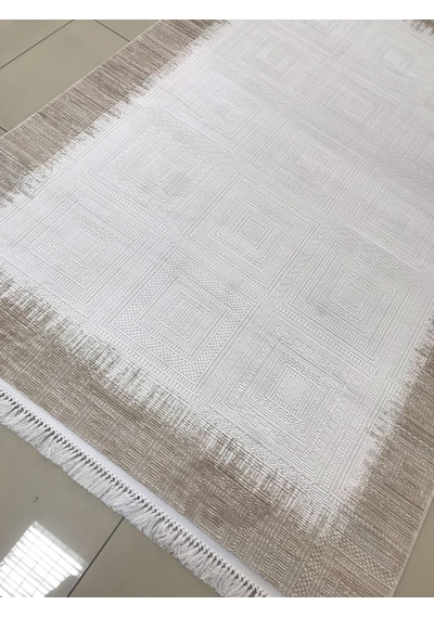 Merinos Halı Elegance 74427 070 Serisi Akrilik Salon Oturma Yatak Odası Halısı Kahve