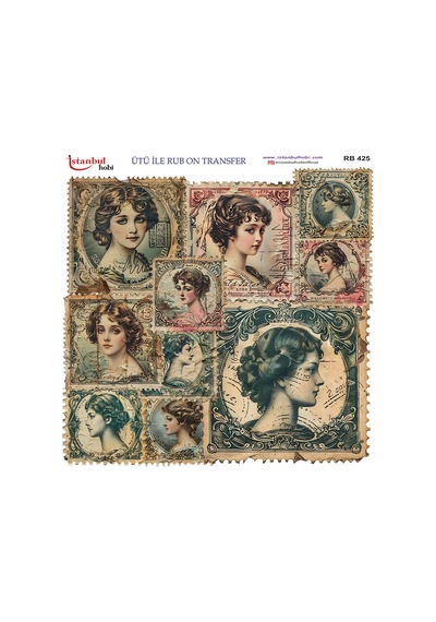Ütü İle Rub On Transfer Kağıdı 30x30cm Rb-425