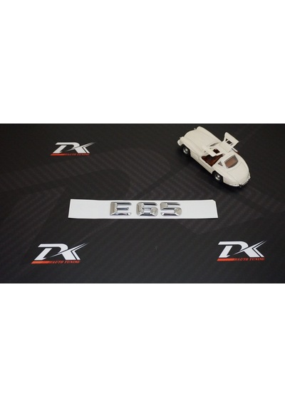 E65 Bagaj Krom Metal 3M 3D Yazı Logo
