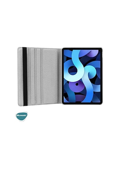 Apple İpad Air 11 2024 İçin Kılıf A2902-a2903 360 Rotating Stand Deri Mor İpad Air 11 2024 İle Uyumlu Kılıf - Mor