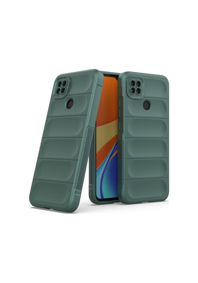 Newface - 613 - Xiaomi Redmi 9c Kılıf Optimum Silikon - - Csmo-tex - Koyu Yeşil