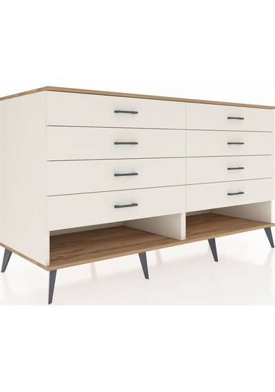 Kronos Konsol 8 Çekmeceli 176x59x99 Aytaşı-çam/aytaşı Aytaşı-çam/aytaşı