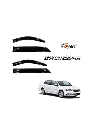 Space Skoda Superb Krom Cam Rüzgarlığı 2013-2015/ Caru420 O A144202021
