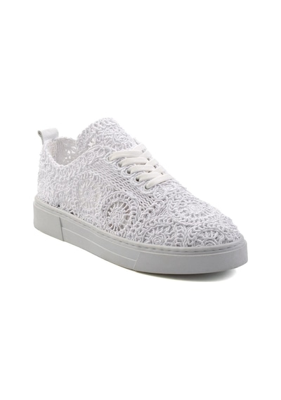 Bambi Beyaz Leather Kadın Sneaker K01331999916 Beyaz