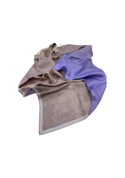AKER Bosphorus Çift Taraflı İpek Twill Eşarp 7208712-933 Renkli