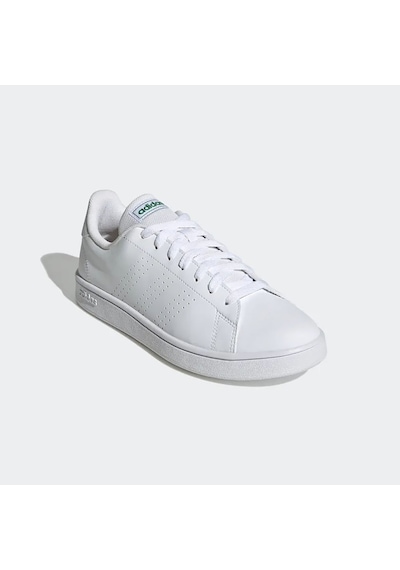 Ftwwht/ftwwht/green Adidas Erkek Tenis Ayakkabı Advantage Base Gw2063 Beyaz