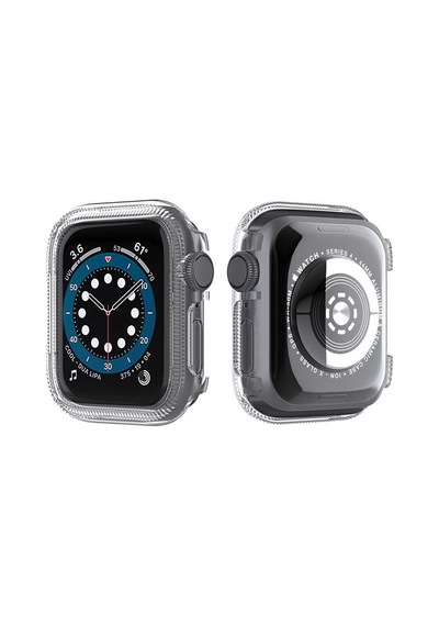 Ekılıf - Apple Uyumlu Watch 40mm - Kasa Ve Ekran Koruyucu Watch Gard 03 - Şeffaf