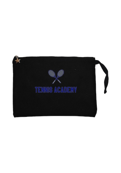 Tennis Academy Siyah Clutch Astarlı Cüzdan / El Çantası Siyah