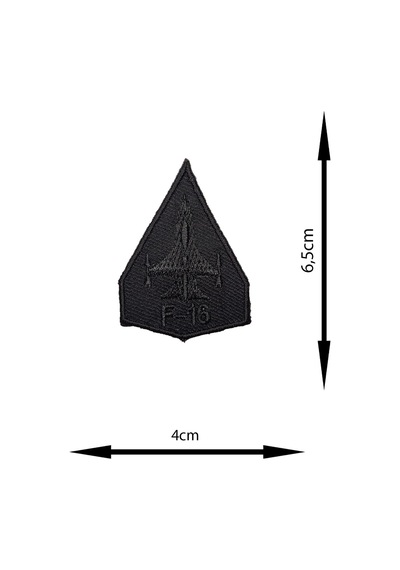 Ütü Ile Yapışan Arma - Patch - Delik Yama Set-2 Modeli Siyah 4'lü Set - 327555530