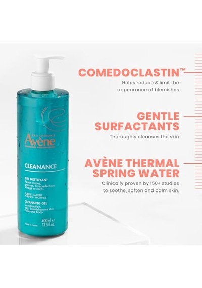 Avene Cleanance Gel Nettoyant - Yüz Ve Vücut Temizleme Jeli 400 Ml 1 Paket 1 X 1 Adet