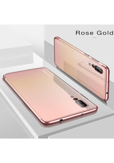 Huawei Y9 Prime 2019 Köseleri Renkli Seffaf Kamera Kor. Kilif 378751895