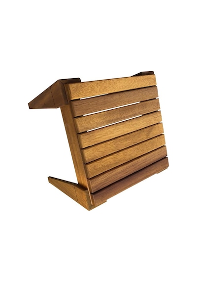 Iroko Ahşap Tabure (Suya Dayanıklı)