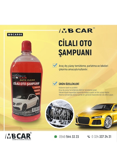 Mb Car Cilalı Oto Şampuan
