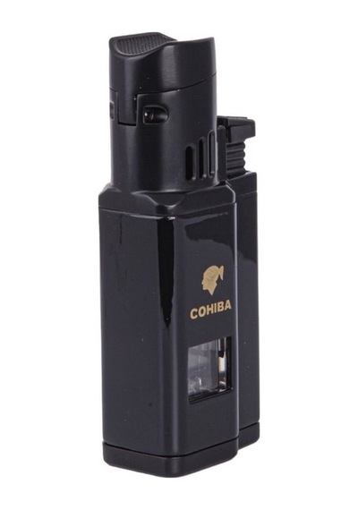 Cm0436sy 3 Jet Torch Puro Çakmağı Siyah Krom