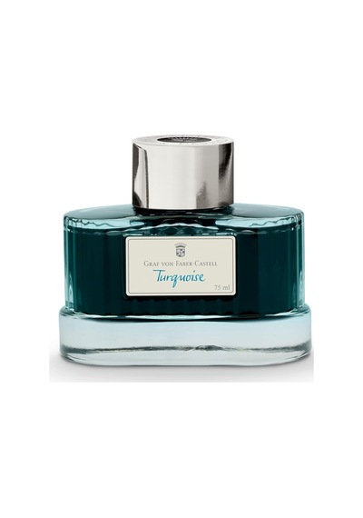 Graf Von Faber-castell Mürekkep Turkuaz 75 Ml / Kaliteli Mürekkep Haznesinde Parlak Renk Yoğunluğuna Sahip Dokümanl Genel