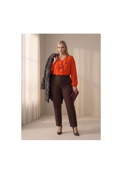 Hanezza Büyük Beden Şık Fırfırlı Abiye Bluz - İğne Oyası Boncuk Detaylı - Jessica Kumaş Tüm Varyantlar Taba - 681899712 Taba Hanezza Büyük Beden Şık Fırfırlı Abiye Bluz - İğne Oyası Boncuk Detaylı - Jessica Kumaş Tüm Varyantlar Taba - 681899712 Taba