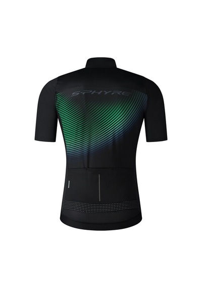 Shimano S-phyre Kısa Kollu Printed Kışlık Rüzgarlık Ceket Black/green M Siyah