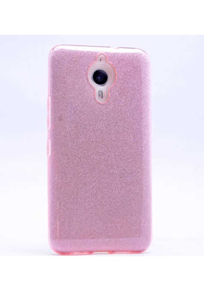 General Mobile 5 Plus Kılıf Zore Shining Silikon Rose Gold