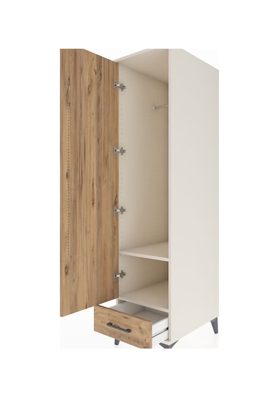 Kronos Dolap 2 Raflı Tek Çekmeceli Tek Askılı 44x59x182 Aytaş... Aytaşı