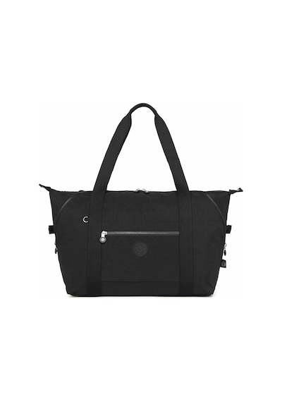 Smart Bags Orta Boy Su Geçirmez Extra Hafif Krınkıl Kumaş El Valizi Ve Spor Çantası Siyah