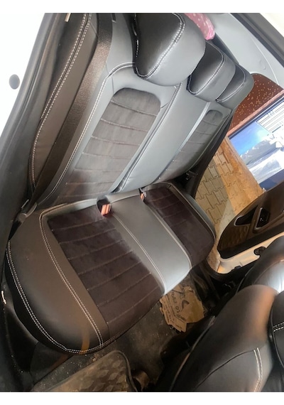 Fiat Egea Arka Sırt 2+1 Siyah Taytüyü Siyah Deri Karışımı Gri Ip