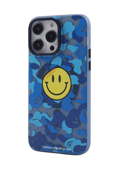 Apple iPhone Uyumlu 13 Pro Kılıf Apollo Magneticsafe Desenli Kapak - Apollo Mavi - 1 Bz8683140477615