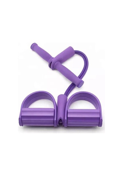Body Trimmer 4 Lastikli Egzersiz Direnç Aleti Mor