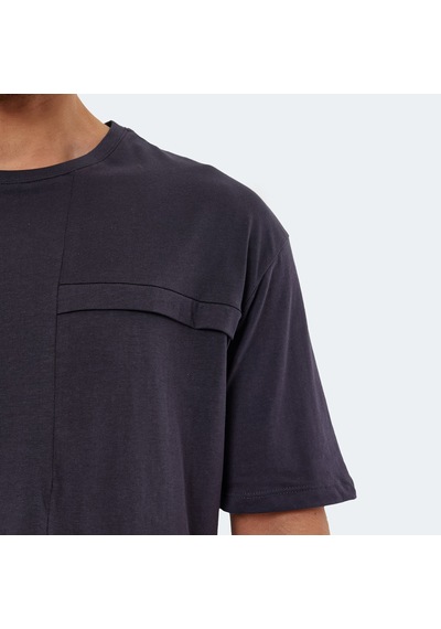 Slazenger KAURI IN Oversize Erkek Tişört Antrasit