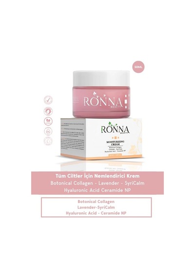 Ronna Beauty Moisturizing Nemlendirici ve Onarıcı Cilt Bakım Kremi 50 ML