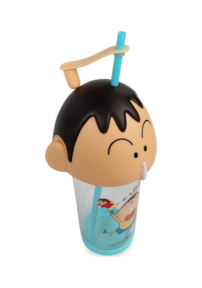 Vagonlife Crayon Shinchan Tritan Pipetli Matara 500 Ml - Mavistandart Turkuaz