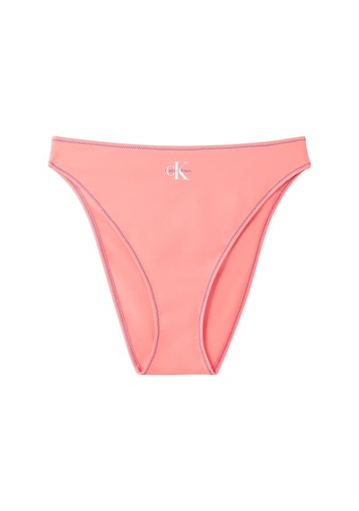Calvin Klein Hıgh Leg Bıkını Pembe Yüksek Bel Bikini Alt