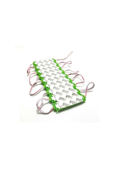 Ledwell Cob Ledli Mercekli Modül Led Yeşil - 5Adet