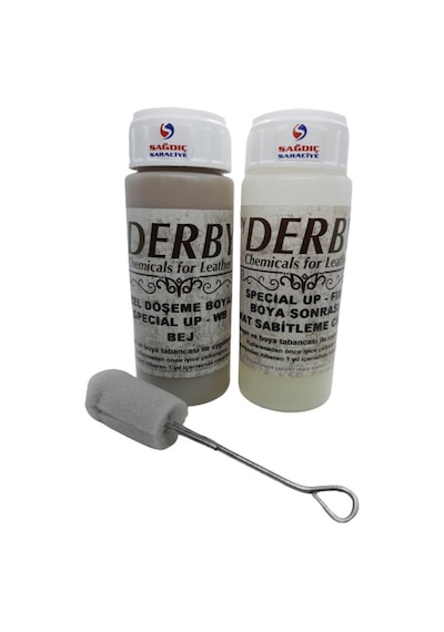 Derby Bej Döşeme Boyası ve Boya Sonrası Sabitleme Cilası